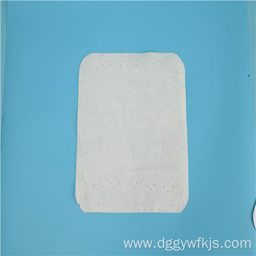 Special-shaped non-woven back rubber cotton